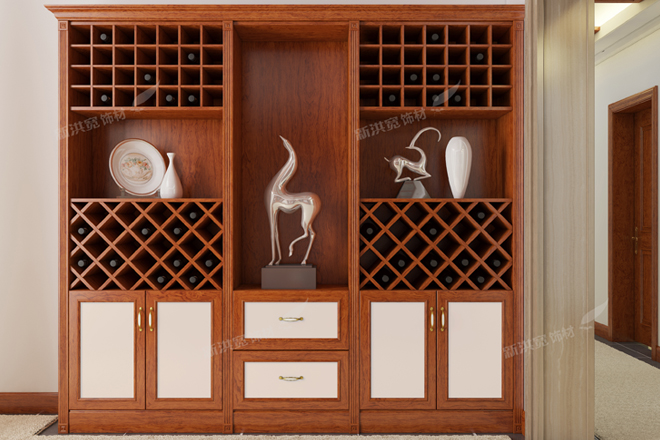 新洪寬生態(tài)板酒柜