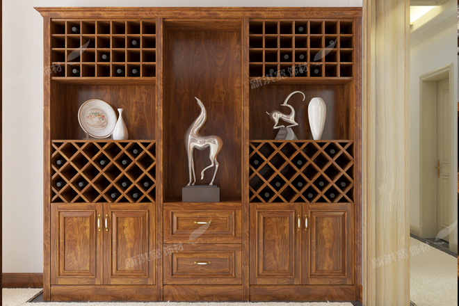 新洪寬生態(tài)板酒柜